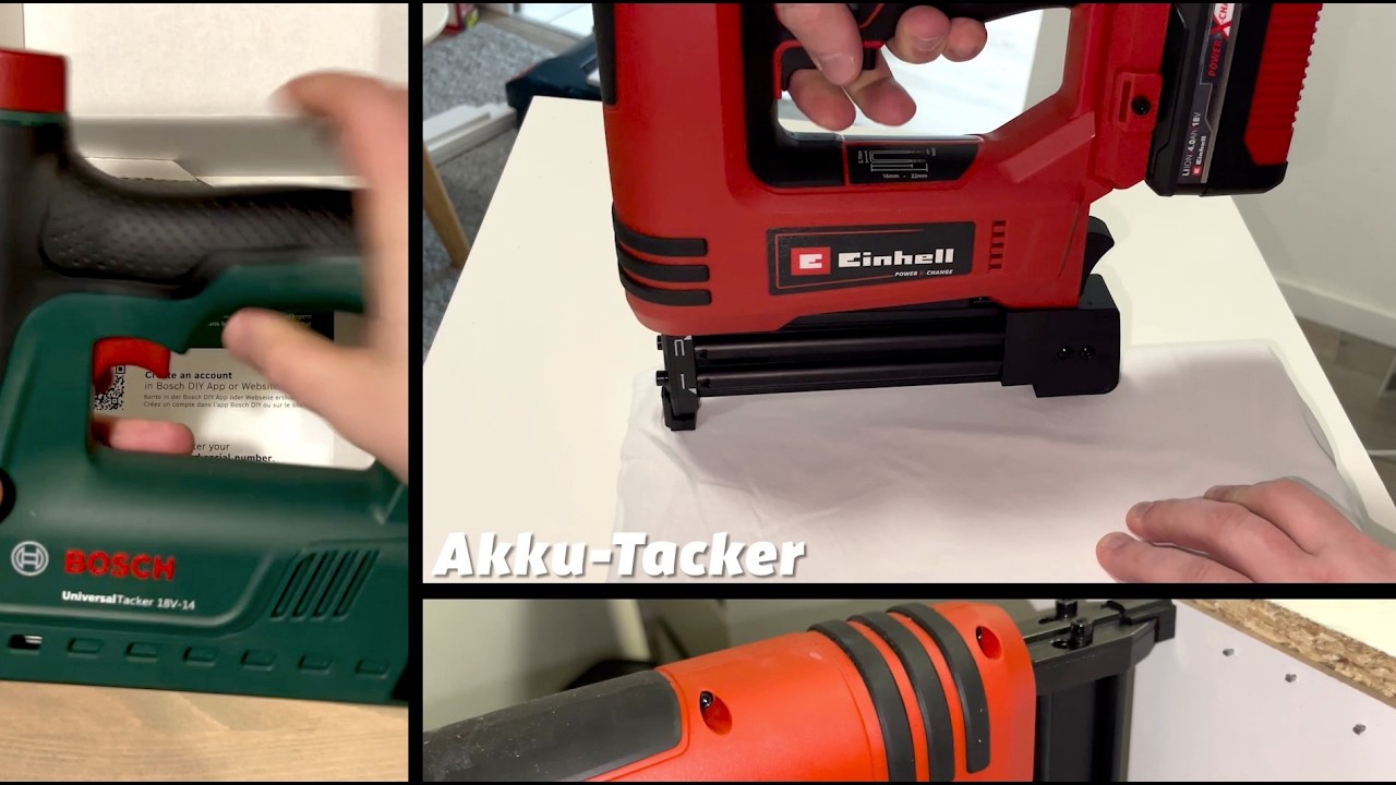 Die besten Akku-Tacker im Test – Vergleich & Empfehlungen