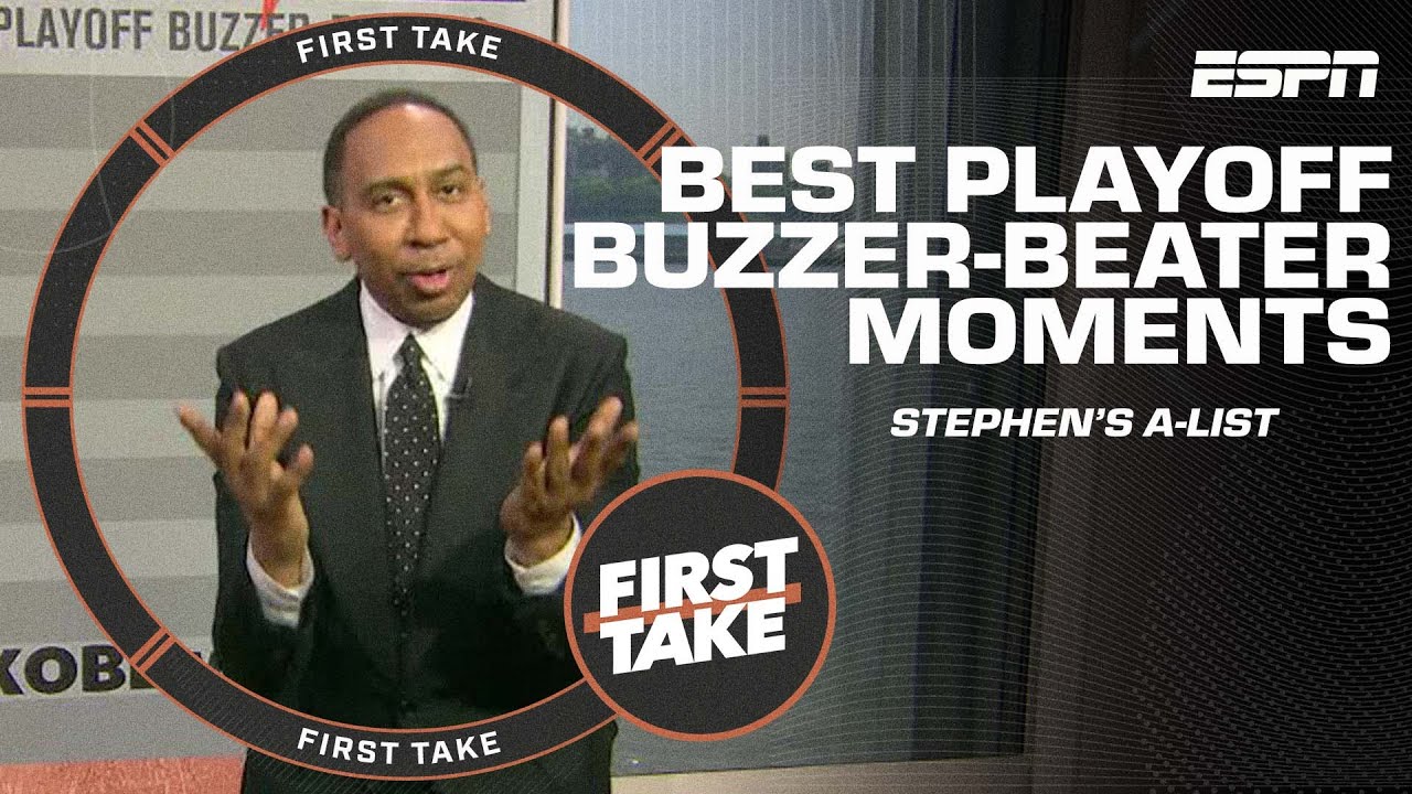 Stephen's A-List: Best Playoff Buzzer-Beaters 🏀 | First Take
