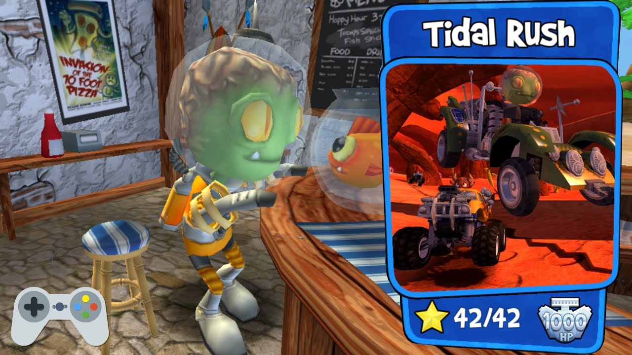 Beach Buggy Racing - Tidal Rush - Full Gameplay - All Stars!!!