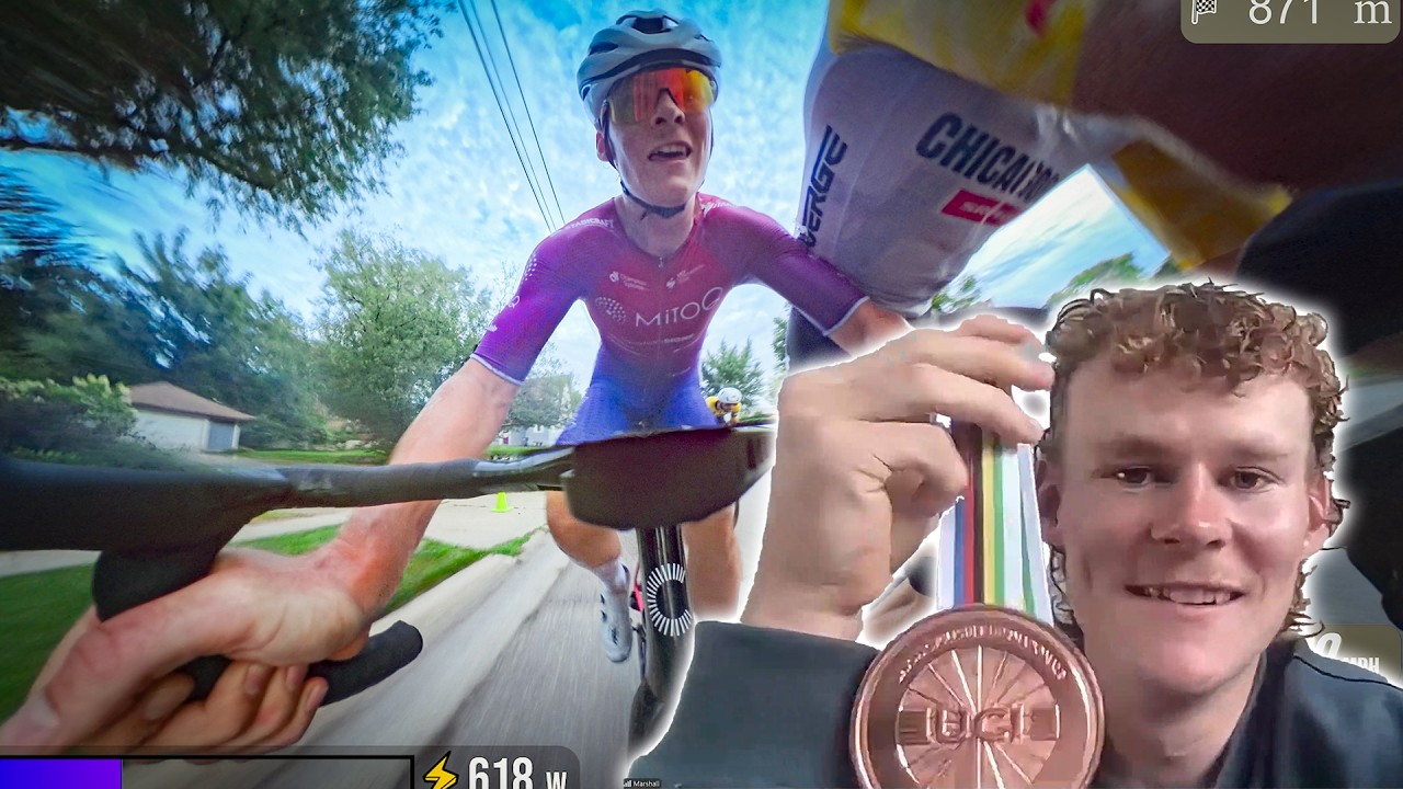 Призер чемпионата мира по велоспорту на треке против команды US Crit Race