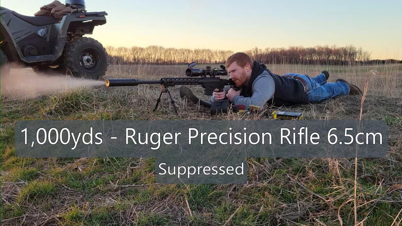 1000 ярдов &mdash; Ruger RPR 6.5 Creedmoor с глушителем Dead Air Nomad-L
