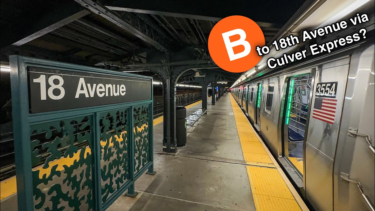 RARE: R211A (B) Train Rerouted via the (F) Express Line to 18 Av