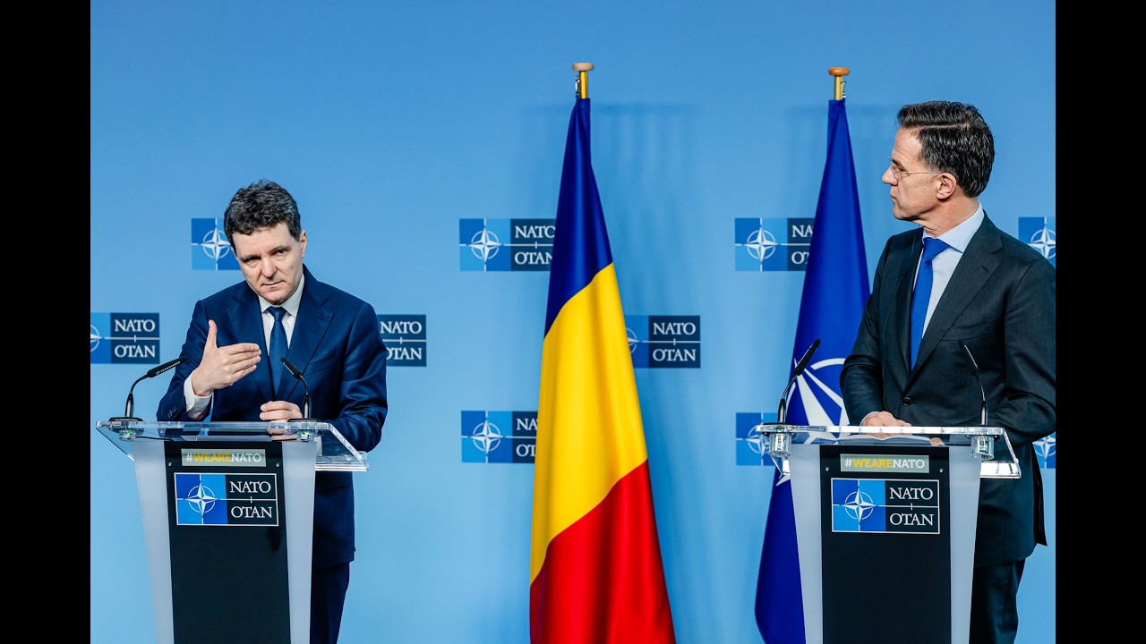 Declarații de presă comune cu Secretarul General NATO, Mark Rutte, la sediul Alianței Nord-Atlantice