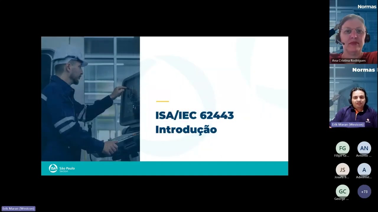 Webinar - Normas ISA em Foco - ISA/IEC 62443 (ISA-99) - Seg. Cibernética Industrial - 05/04/2024
