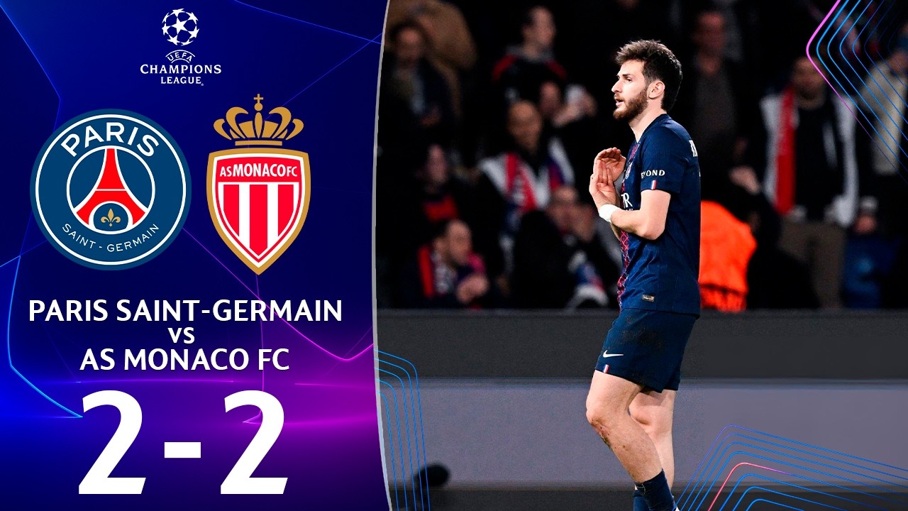 PSG - AS Monaco | 2-1 (AGG 5-3) | R&eacute;sum&eacute; | Ligue des Champions 2025-26 | psg monaco
