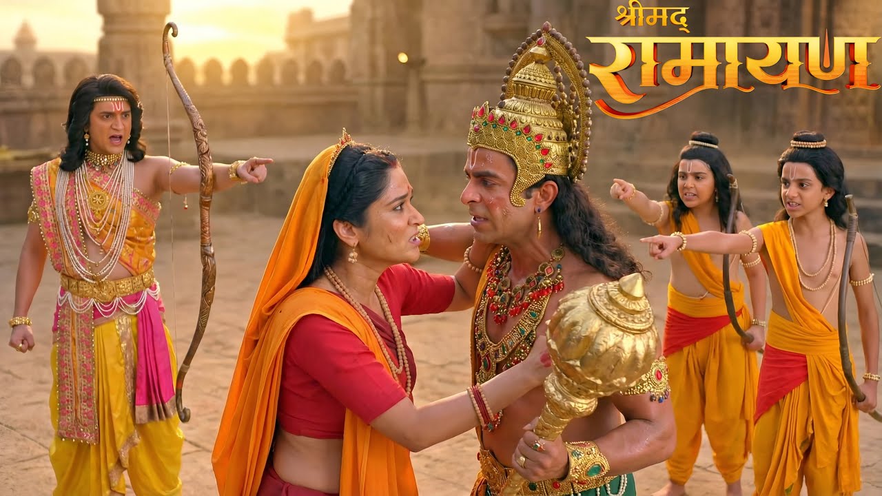 जब सभी ने उठाई हनुमान पर उंगली, हनुमान को आया ग़ुस्सा || Shrimad Ramayan