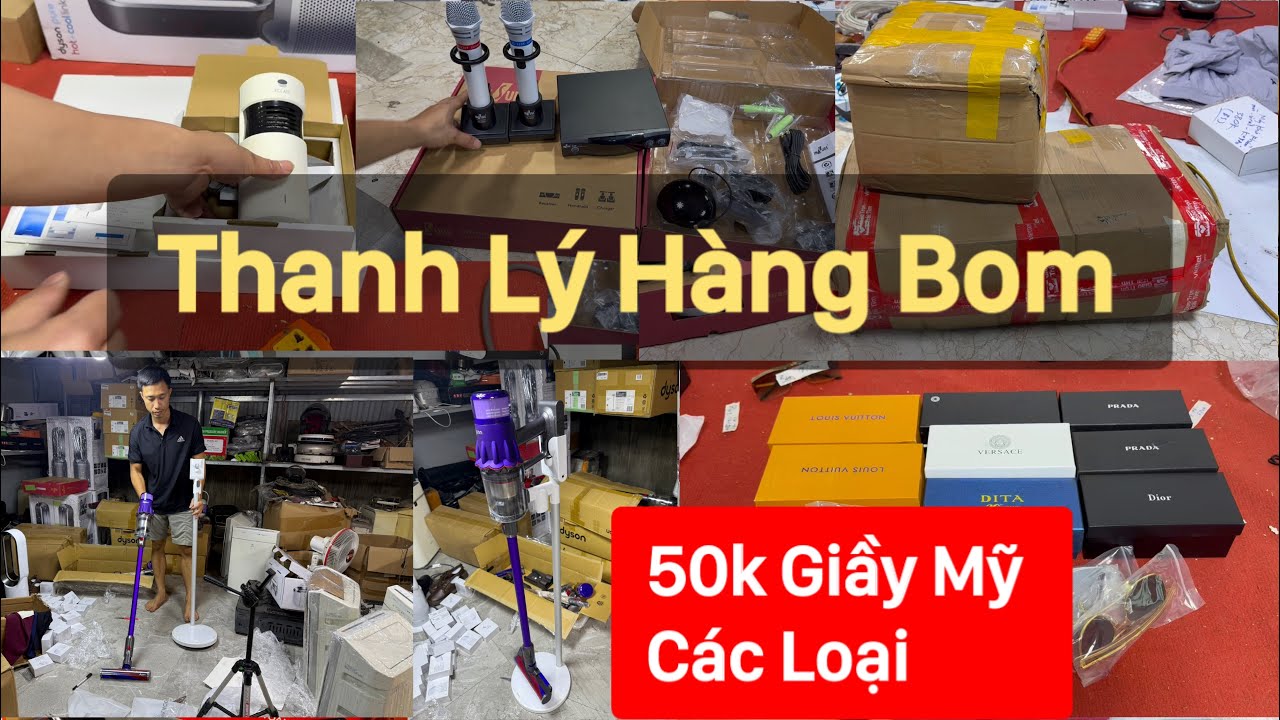 Thanh Lý Hàng Bom_Dọn kho đón Tết_50k Giầy Mỹ_Micro ko dây Nhật_Máy hút bụi Mỹ_Lọc ko khí Nhật bãi…