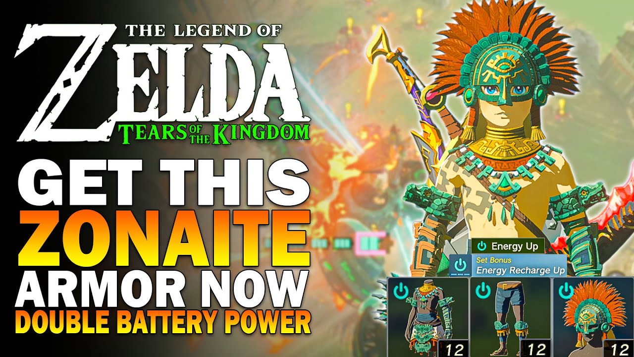 How To Get Zonaite Armor & Double Your Energy In Zelda Tears Of The Kingdom