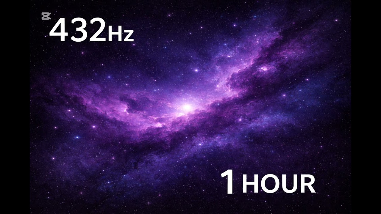 432Hz Deep Space Nebula – 1 Hour Sleep Meditation | Cosmic Ambient for Insomnia