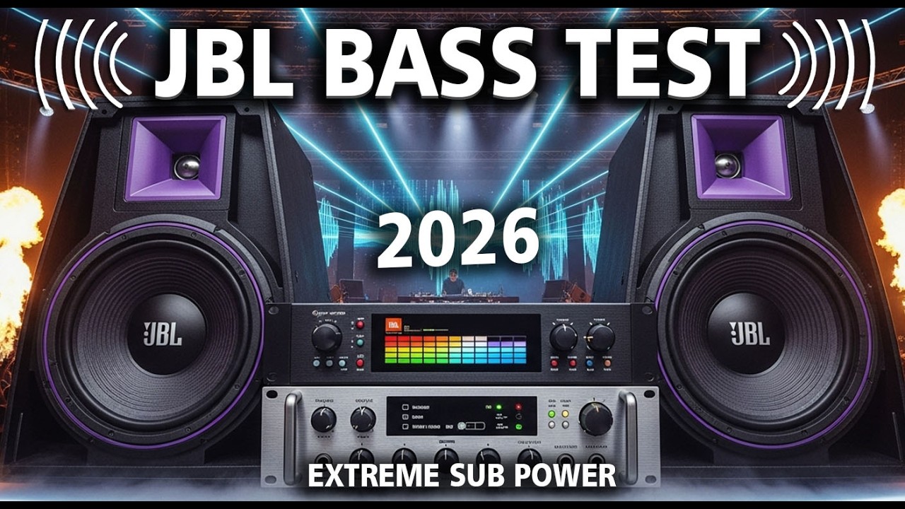 JBL BASS TEST 2026 💥 CAN YOUR JBL HANDLE THIS EDM DROP? 🔊 EXTREME SUB POWER