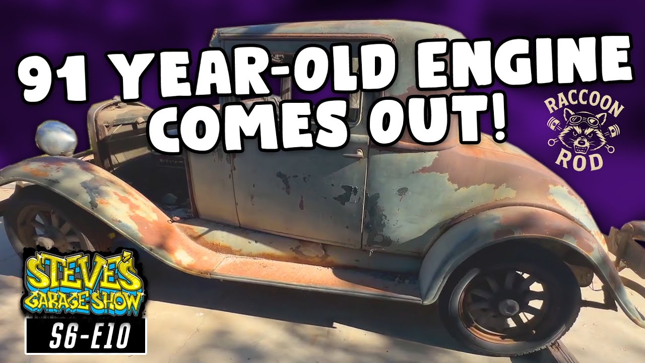 91 Year-Old Engine Comes OUT! Super Rare Barn Find 1931 Essex Super Six RACCOON ROD