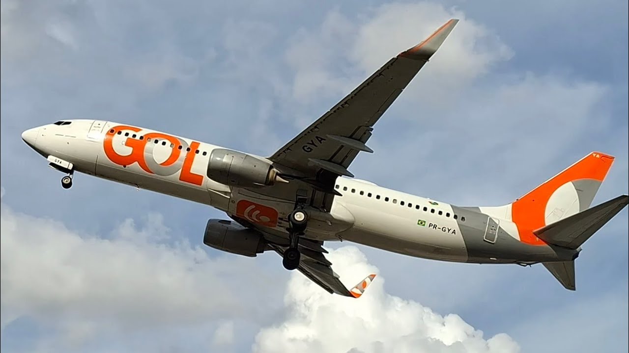 Decolagens no aeroporto de Congonhas - São Paulo