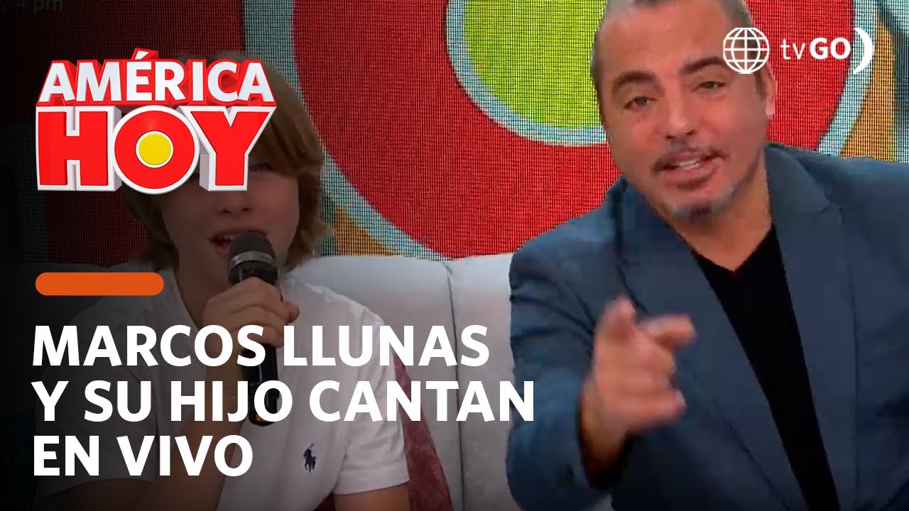 América Hoy: Dyango, Marcos Llunas y Axel Llunas en el set (HOY)