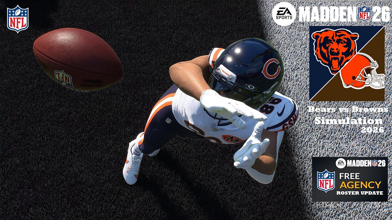 Madden 26 Калиф Рэймонд (Беарз) против Шедура Сандерса (Браунс) - 100% обновленный симулятор сост...