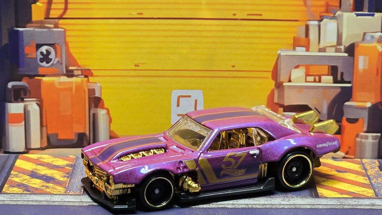 Custom '68 Camaro - 57th Anniversary Edition - Hotwheels - Unboxing.