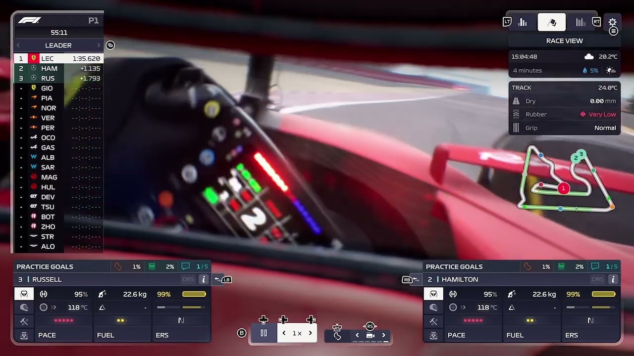 F1 Manager 2023 - The Visor Camera View