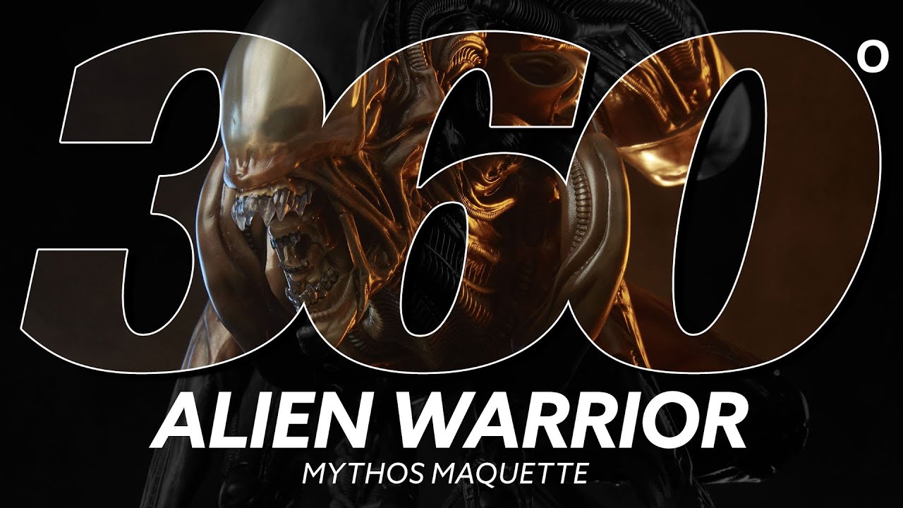 Alien Warrior Mythos Maquette by Sideshow Collectibles | 360&deg;