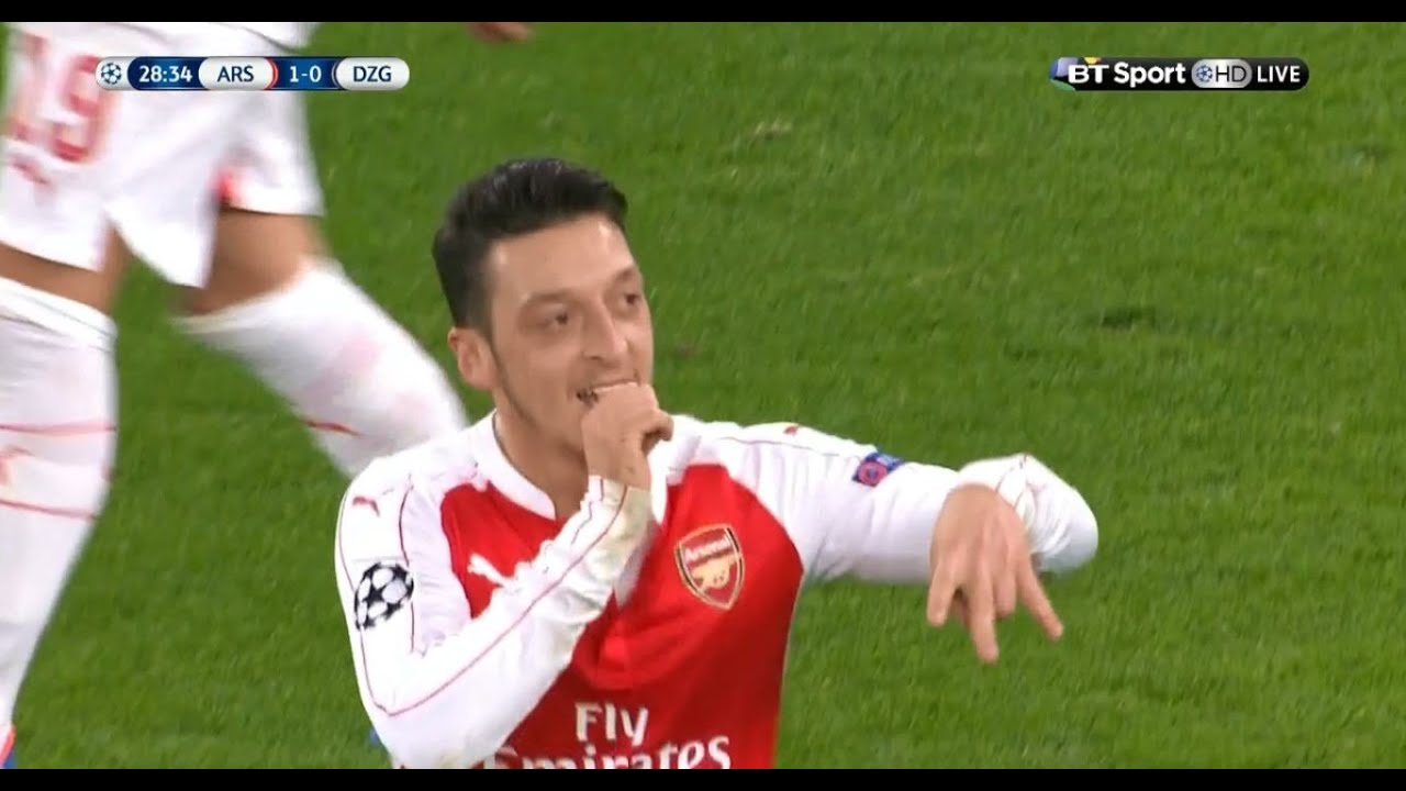 Mesut Özil vs Dinamo Zagreb - 24/11/2015 - HD