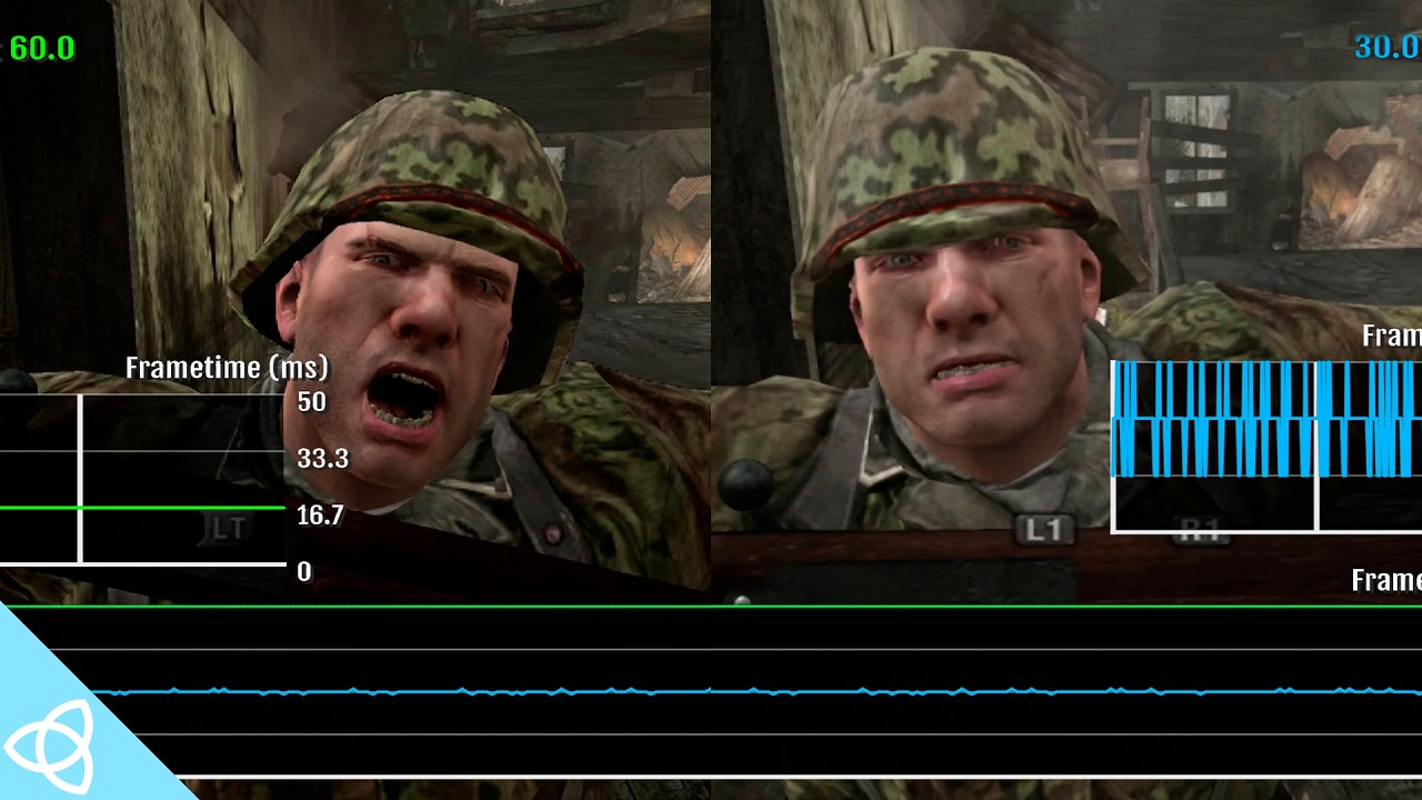 Call of Duty 3 - Xbox 360 vs. PS3 Frame Rate Analysis
