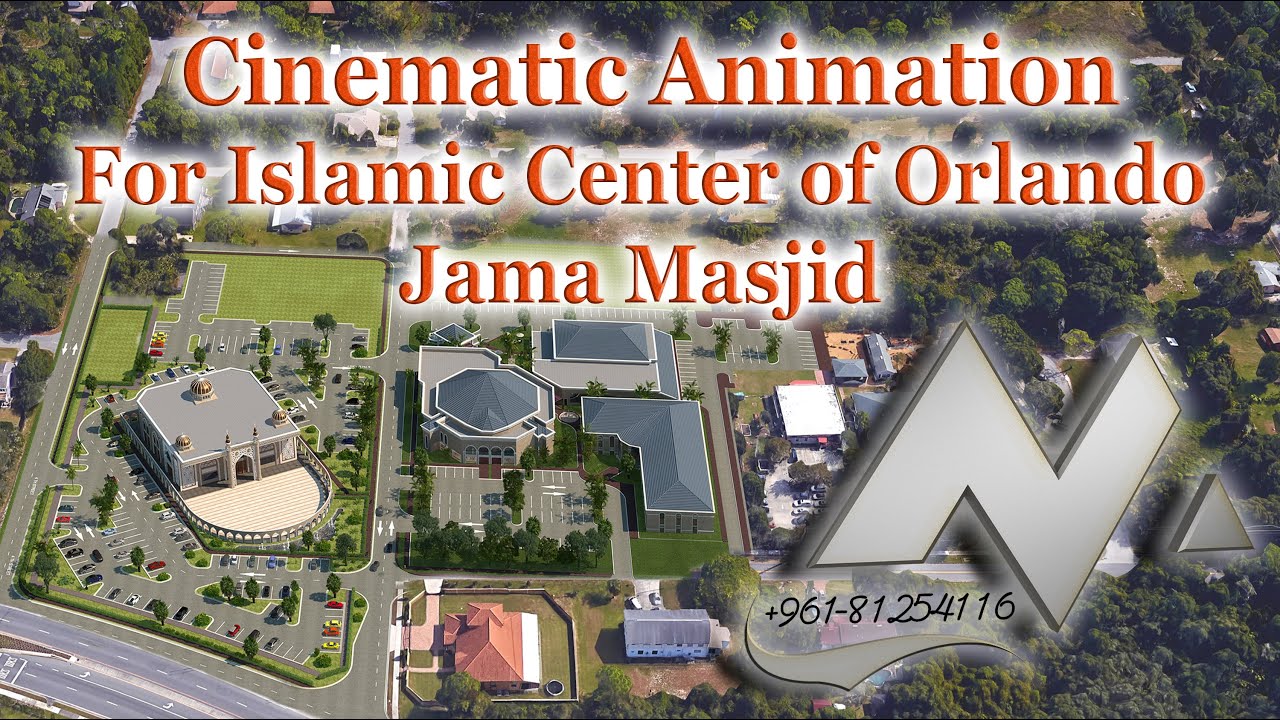 Architectural Animation for Islamic Center of Orlando Jama Masjid