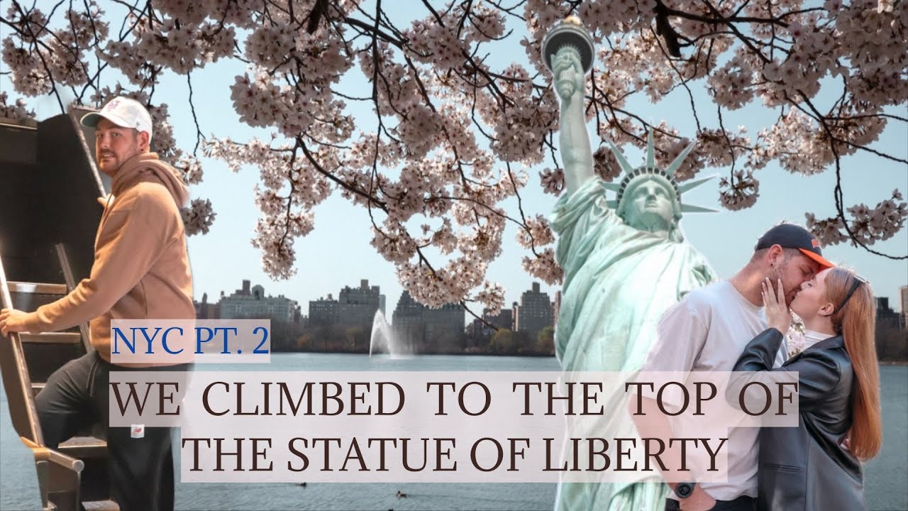 NEW YORK CITY VLOG PART 2 | climbing up the statue of liberty crown reserve | central park |