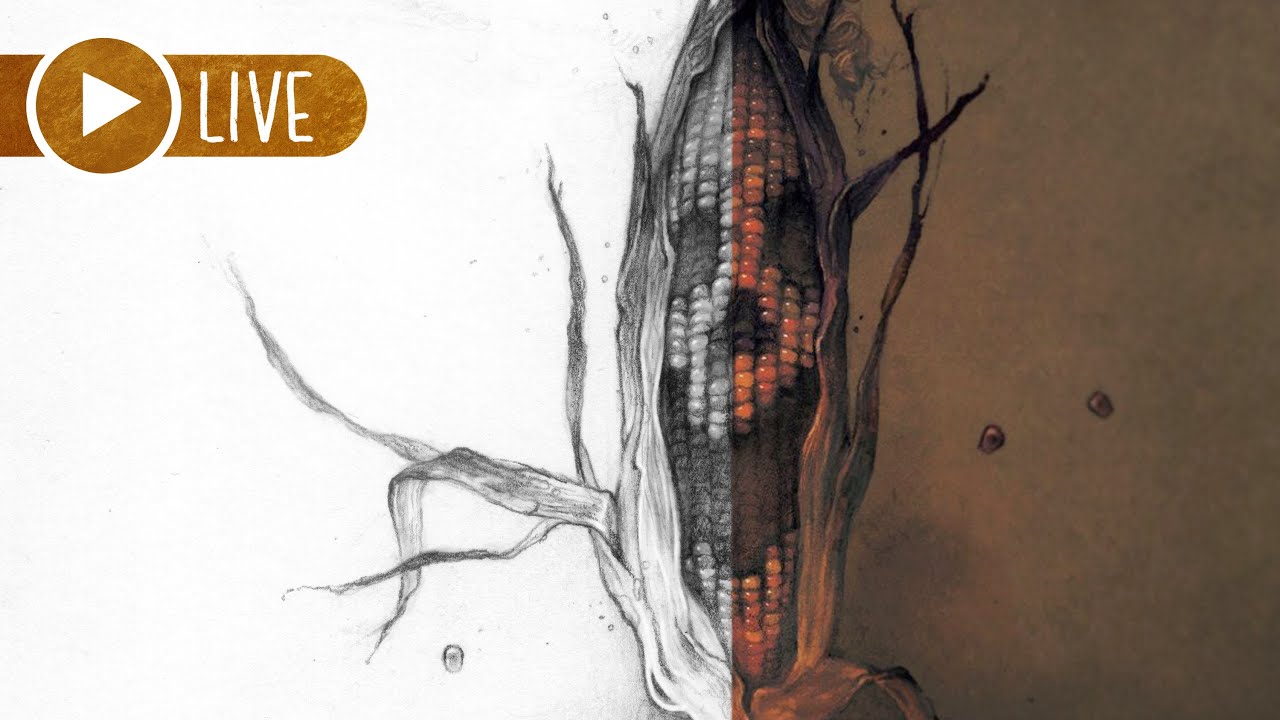 Drawtober Husk Promo Coloring | Livestream