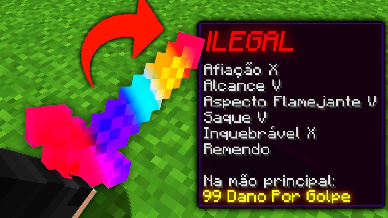 A ARMA MAIS PERIGOSA DO MINECRAFT