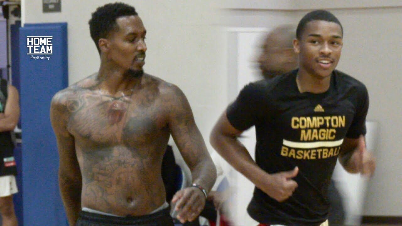 Brandon Jennings, Jaylen Hands, Julius Randle, Malcolm Brogdon, Pascal Siakam at Rico Hines UCLA Run