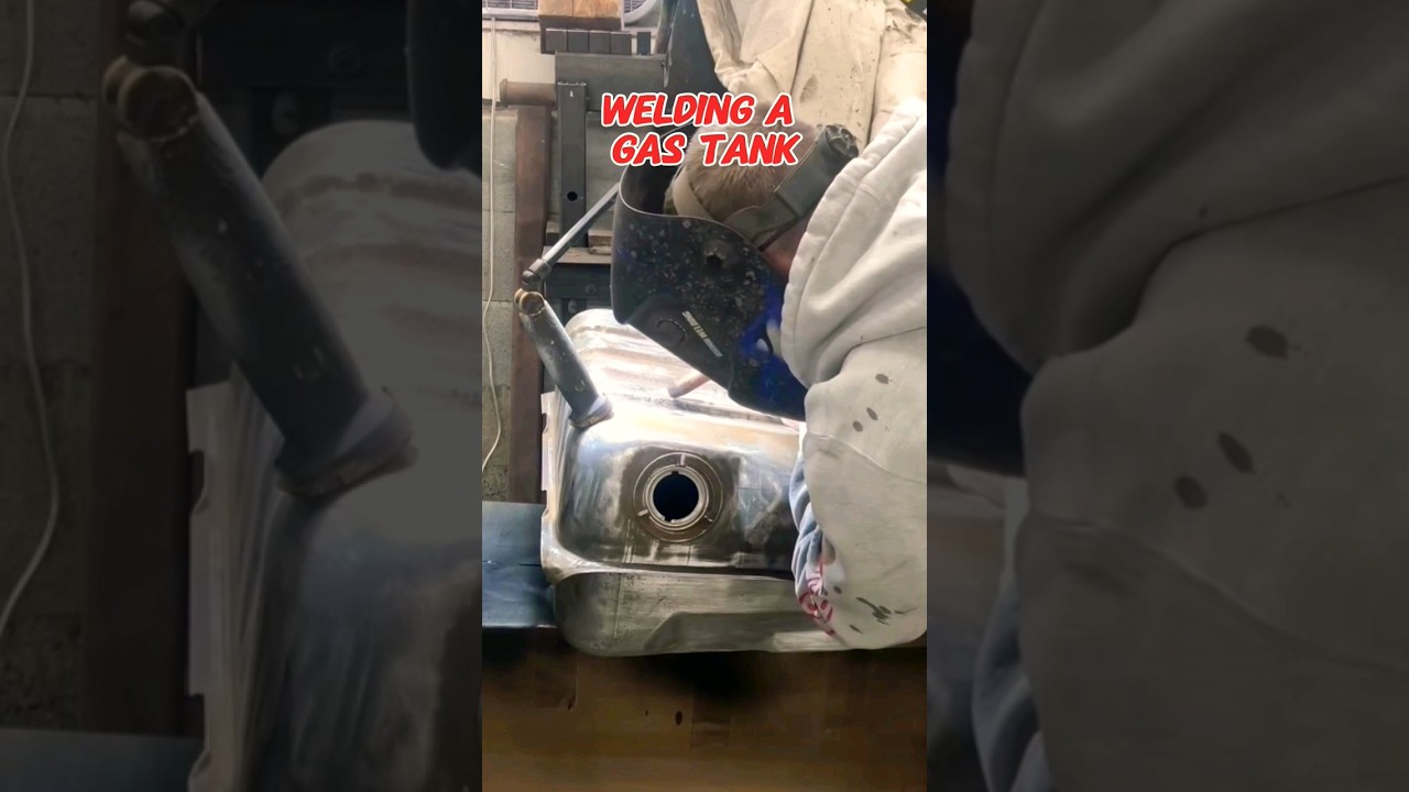 How To Weld A Gas Tank 🤌🤌😆 #welding #meme