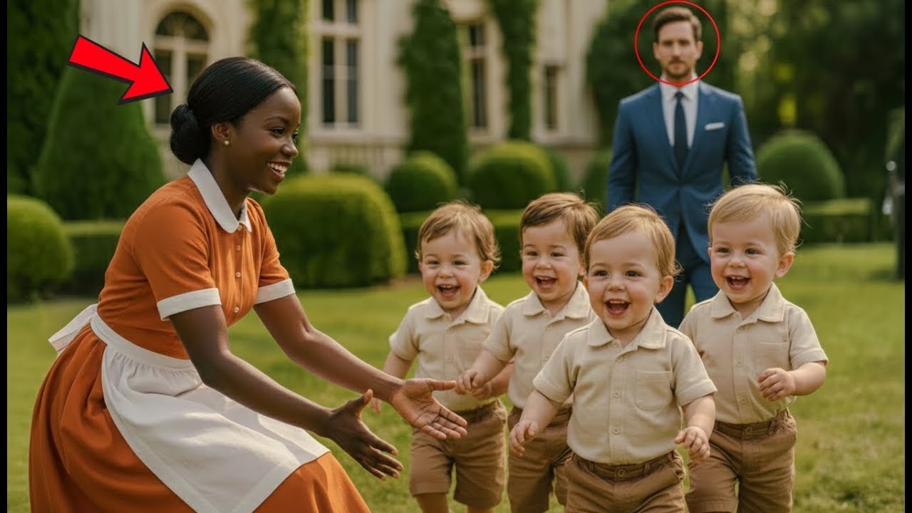 The Businessman’s Quadruplets Ran to the Cleaner—Then Their Unexpected Words Stunned Him