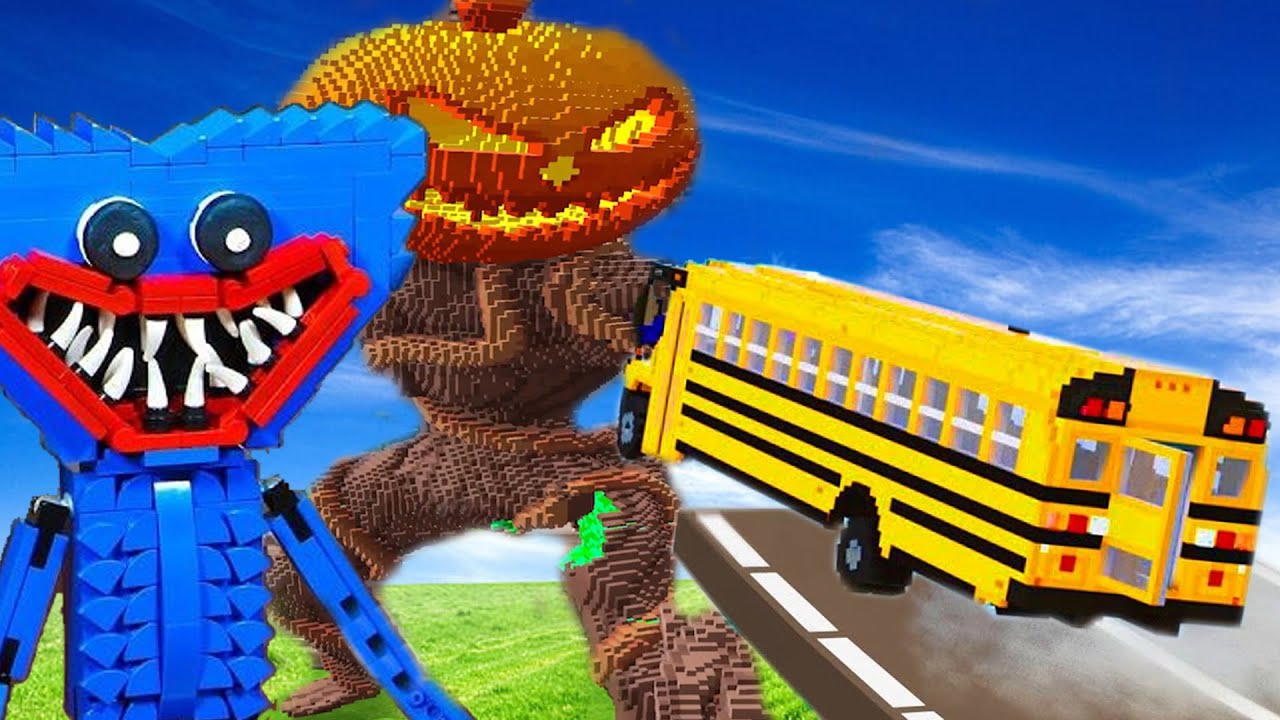 Huggy Wuggy VS Super Cars [ Monster Demolition - Giants 3D ] ‹ AbooTPlays ›