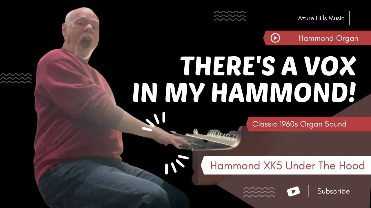 Демонстрация вокального органа Hammond XK5