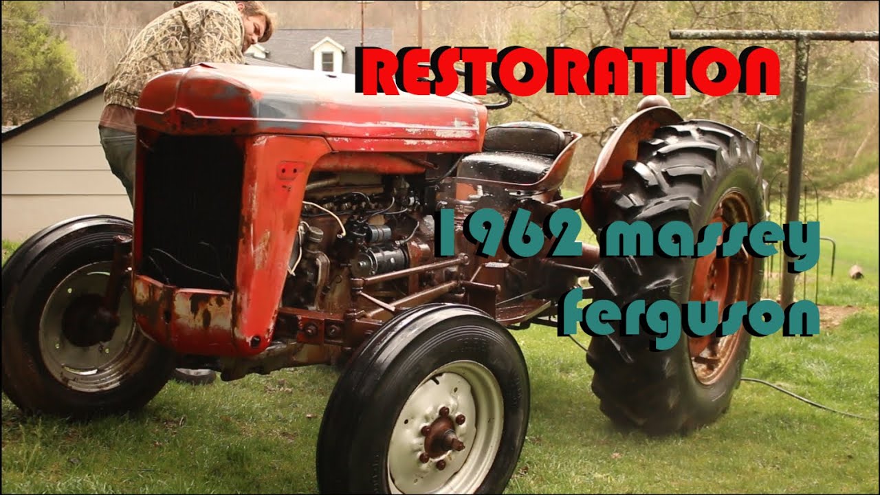 Restoration on 1962 Massey Ferguson 35 Tractor 