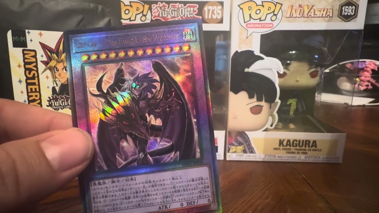 Opening a mystery pack of Japanese Yu-Gi-Oh packs