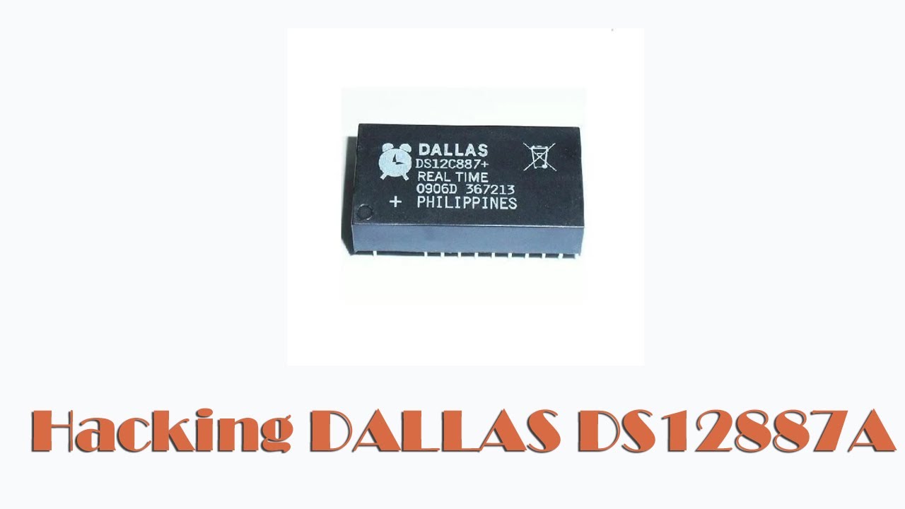 Hacking DALLAS DS12887A, замена батарейки в DALLAS DS12887