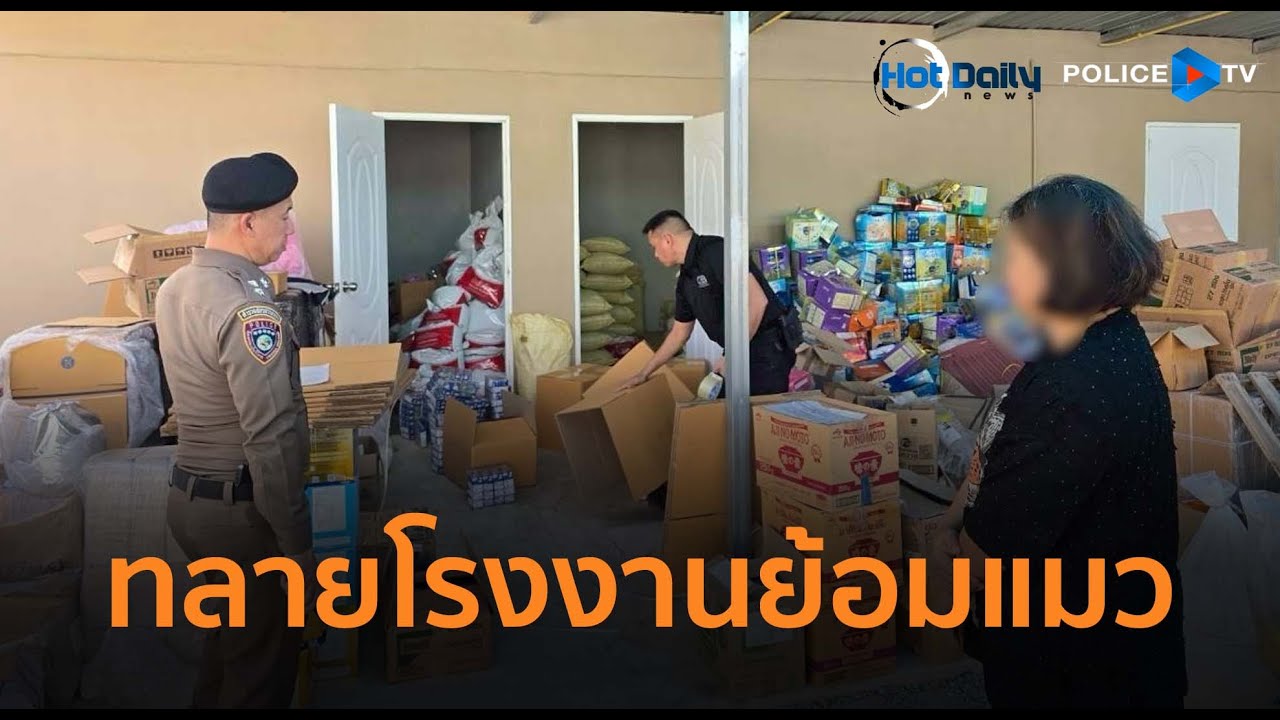 ปคบ.ทลายโรงงานย้อมแมว 