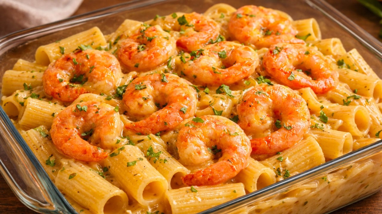 Ich habe noch nie etwas so Leckeres gegessen! Garnelen-Pasta die alle lieben!