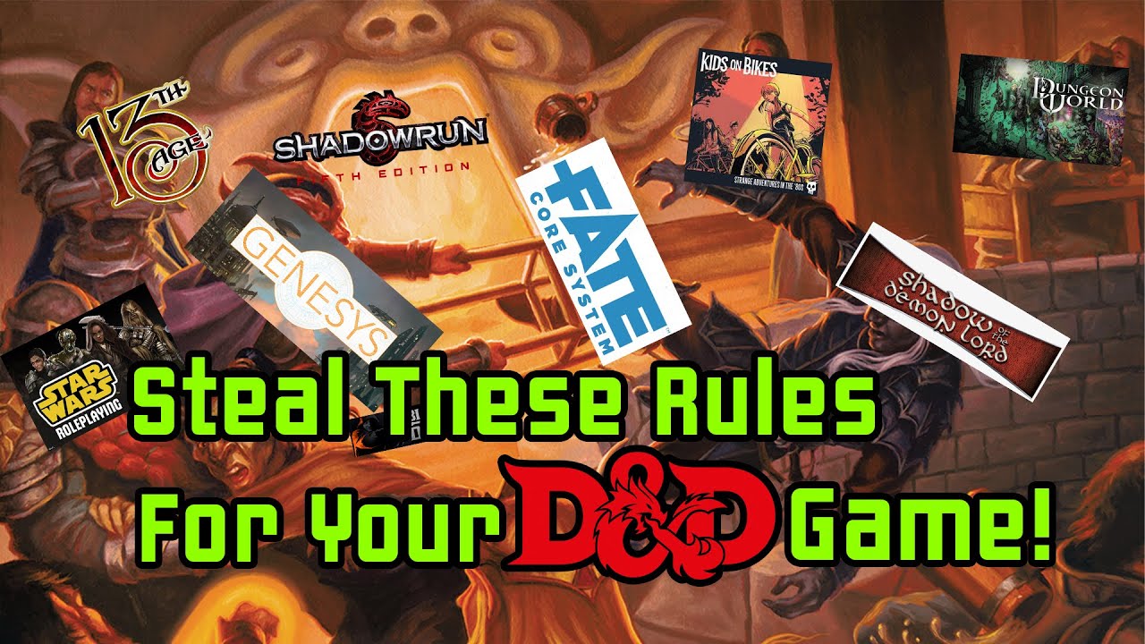 10 Rules to Steal for Your D&D Game!