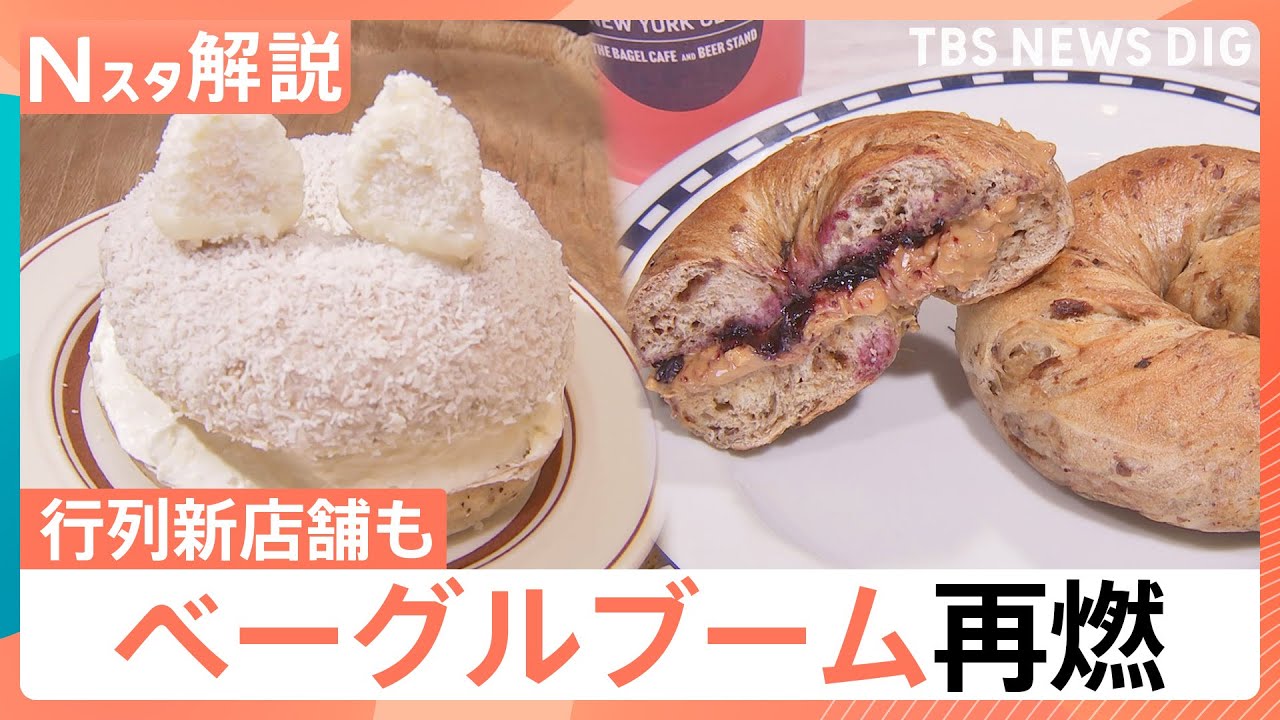 もふもふの「サモエド」も！？ベーグルブーム再燃【Nスタ】｜TBS&nbsp;NEWS&nbsp;DIG