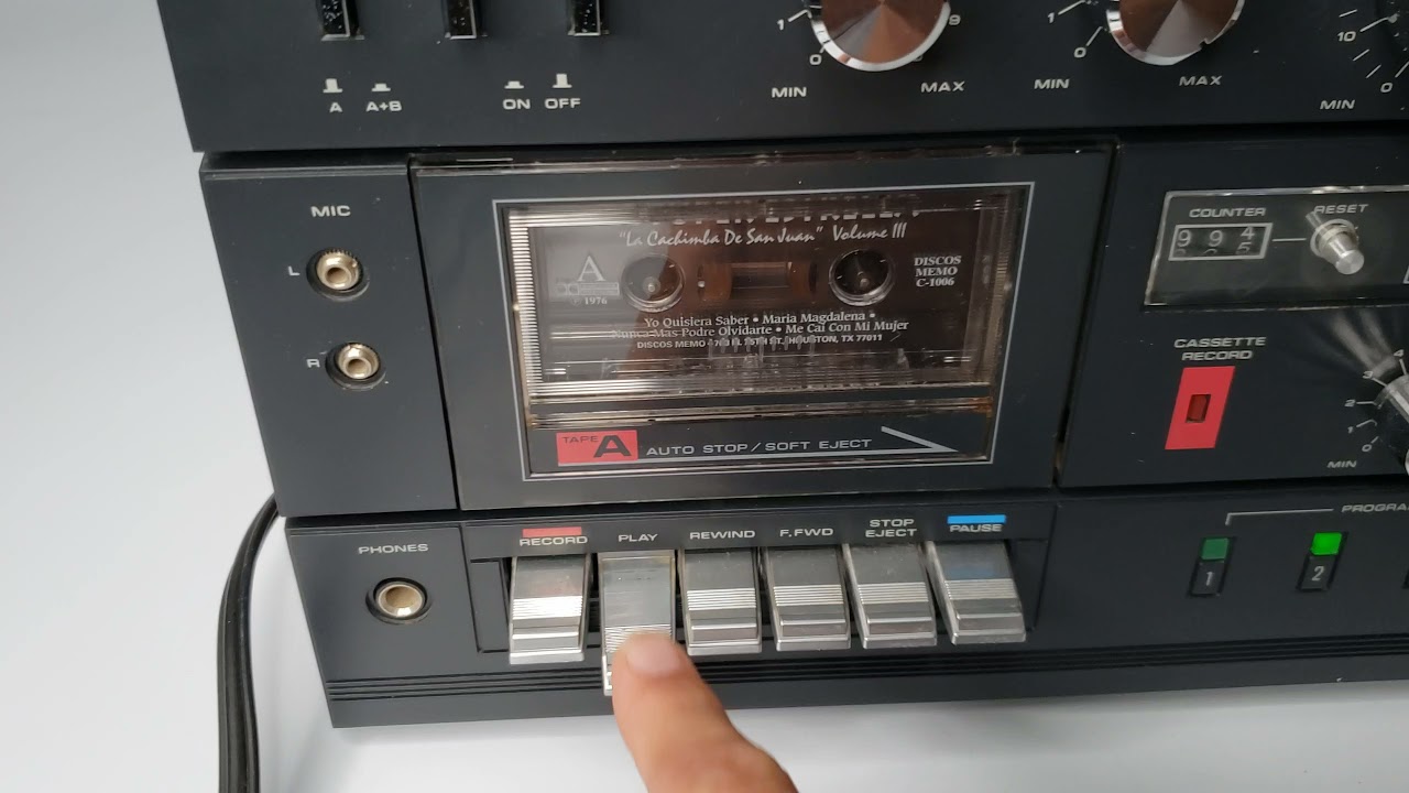 SOUNDESIGN 5958 Vintage 80&rsquo;s Stereo Receiver Cassette Tape 8 Track Player