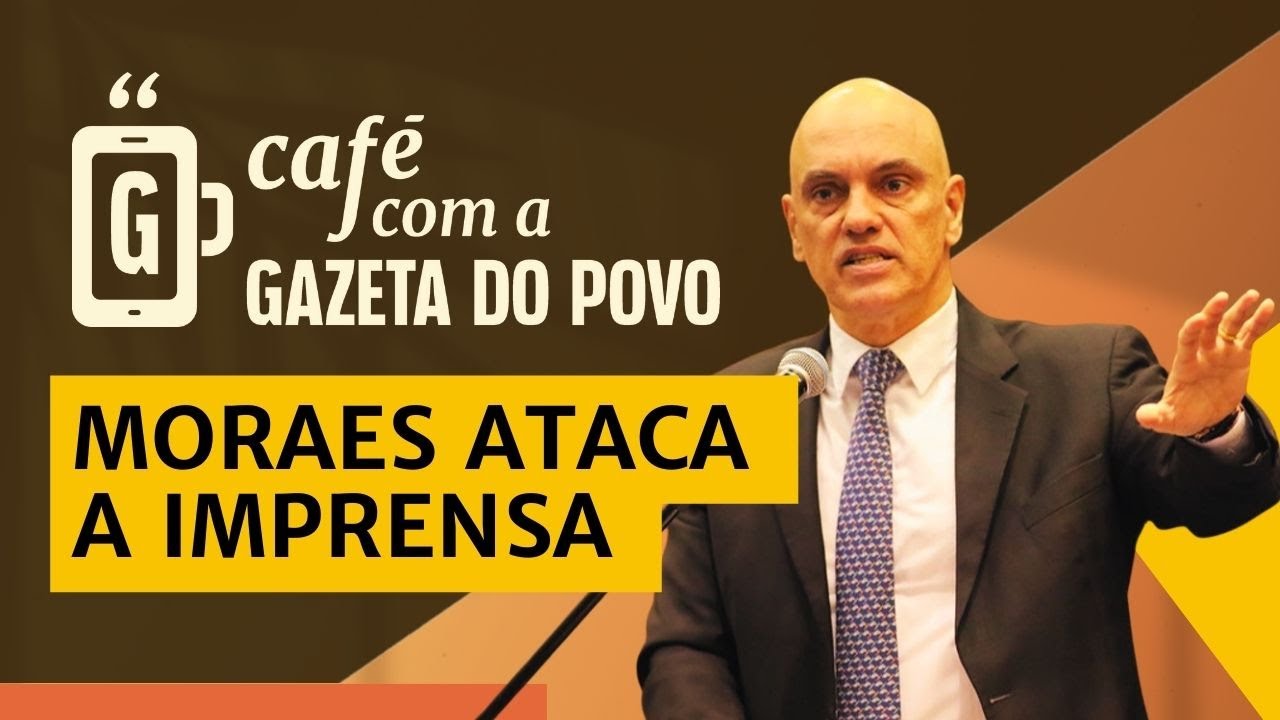 🔴 AO VIVO - Moraes ACUSA imprensa de “ajudar agressores do STF” / CAFÉ COM A GAZETA
