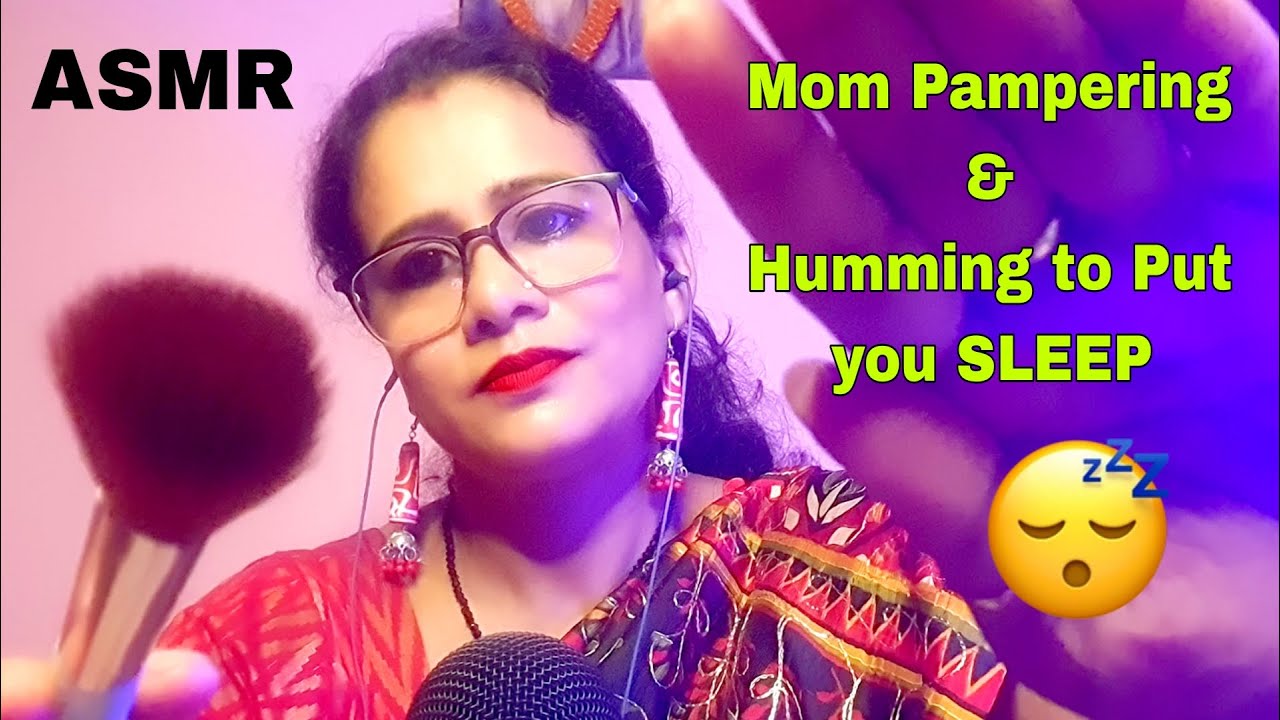 ASMR ~ Indian MOM Pampering & Humming To Put You Sleep(english subtitles)|Dearly ASMR |hindi asmr