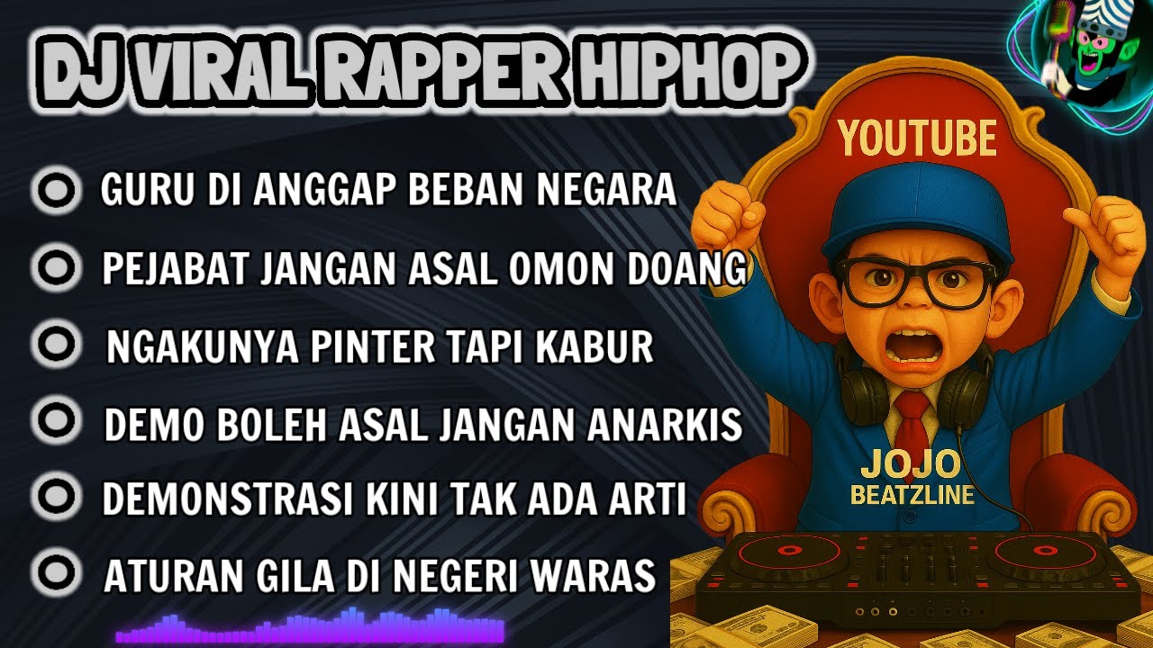 🎧BEST DJ RAPPER HIPHOP🎶 || GURU DI ANGGAP BEBAN NEGARA | TERBARU 2025 #djhiphop #djrapper