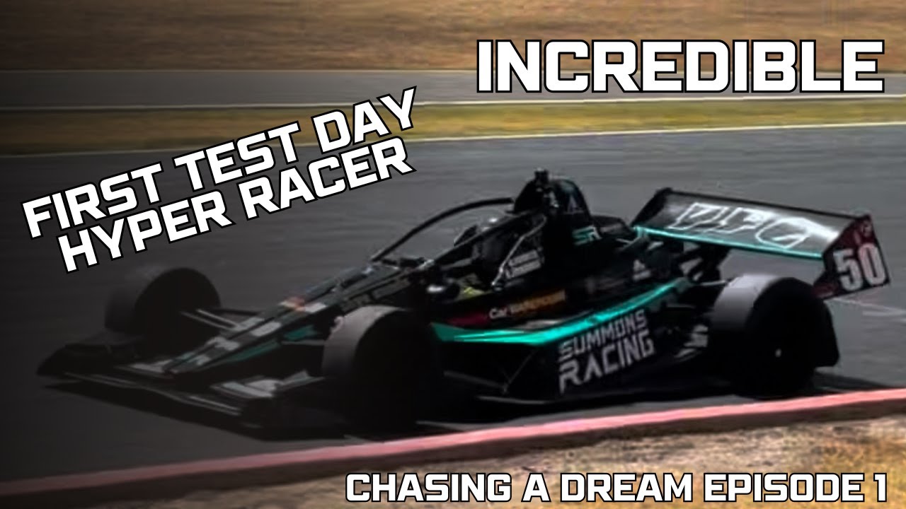 Hyper Racer Test Day |  Most Extreme Race Car Lighter Than An F1 Car! |  Chasing a Dream Ep1