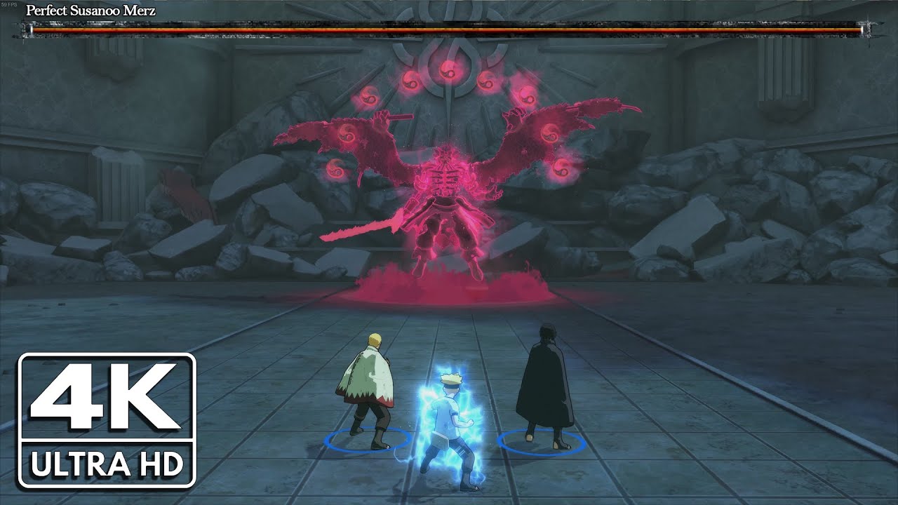Naruto X Boruto Ultimate Ninja Storm Connections - Naruto, Sasuke and Boruto vs Merz Boss Fight