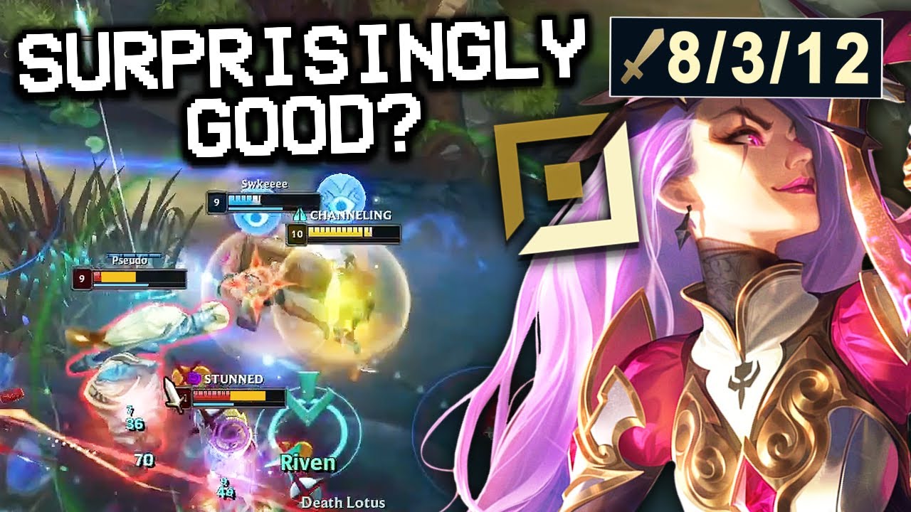 So I tried KATARINA ADC in Challenger...