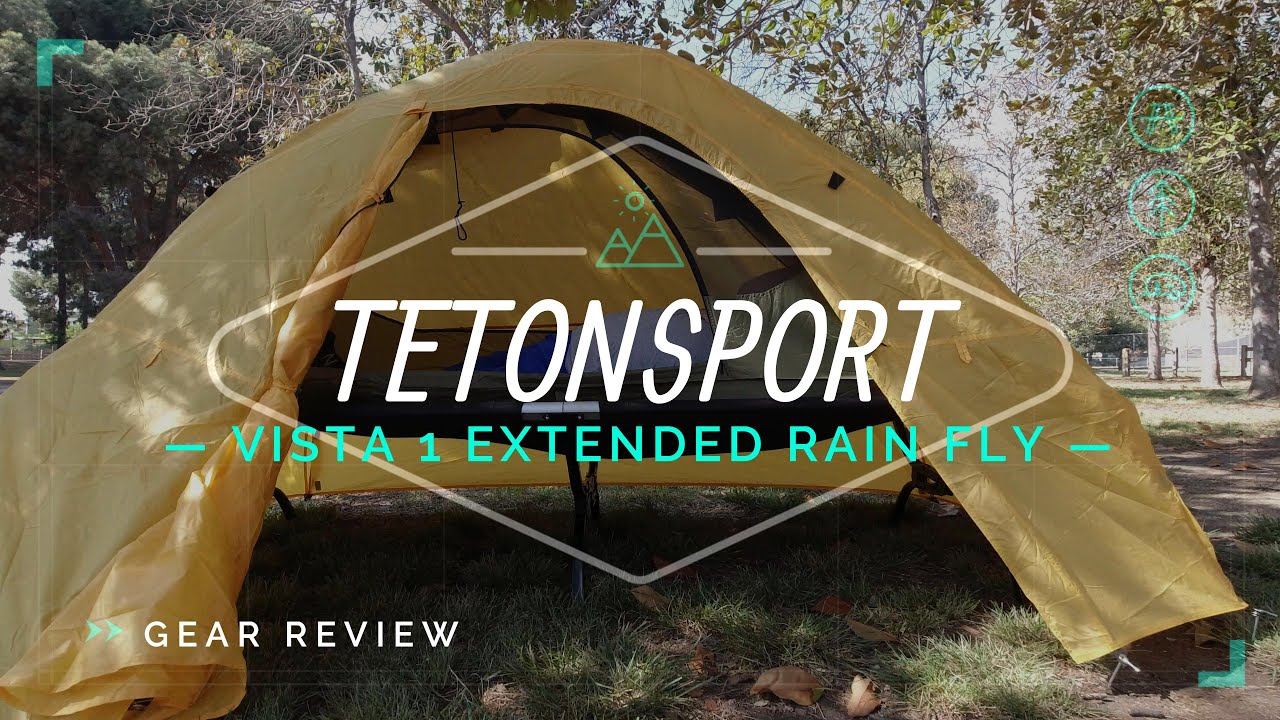 TETON ELITE RAINFLY XL vista 1 rainfly quick tent set up