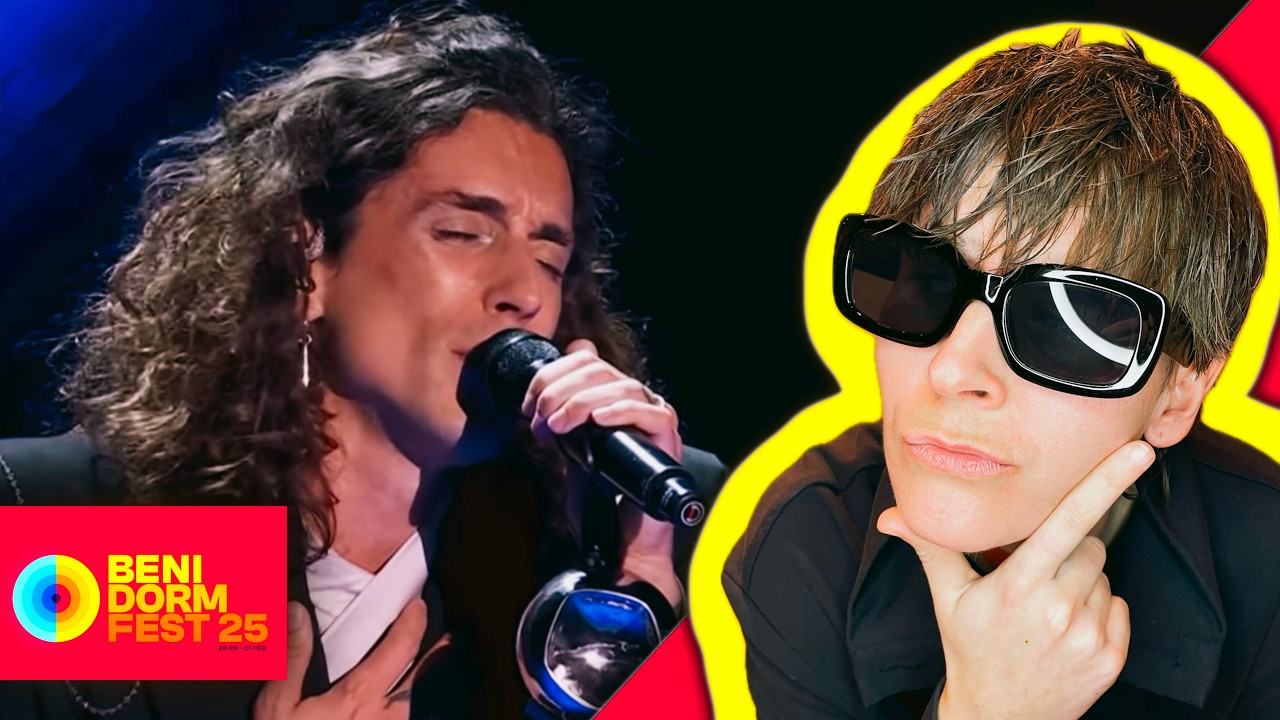 LUCAS BUN - “Te escribo en el cielo” LIVE FROM BENIDORM FEST 2025! 🇪🇸 Reaction & Review (I cired..)