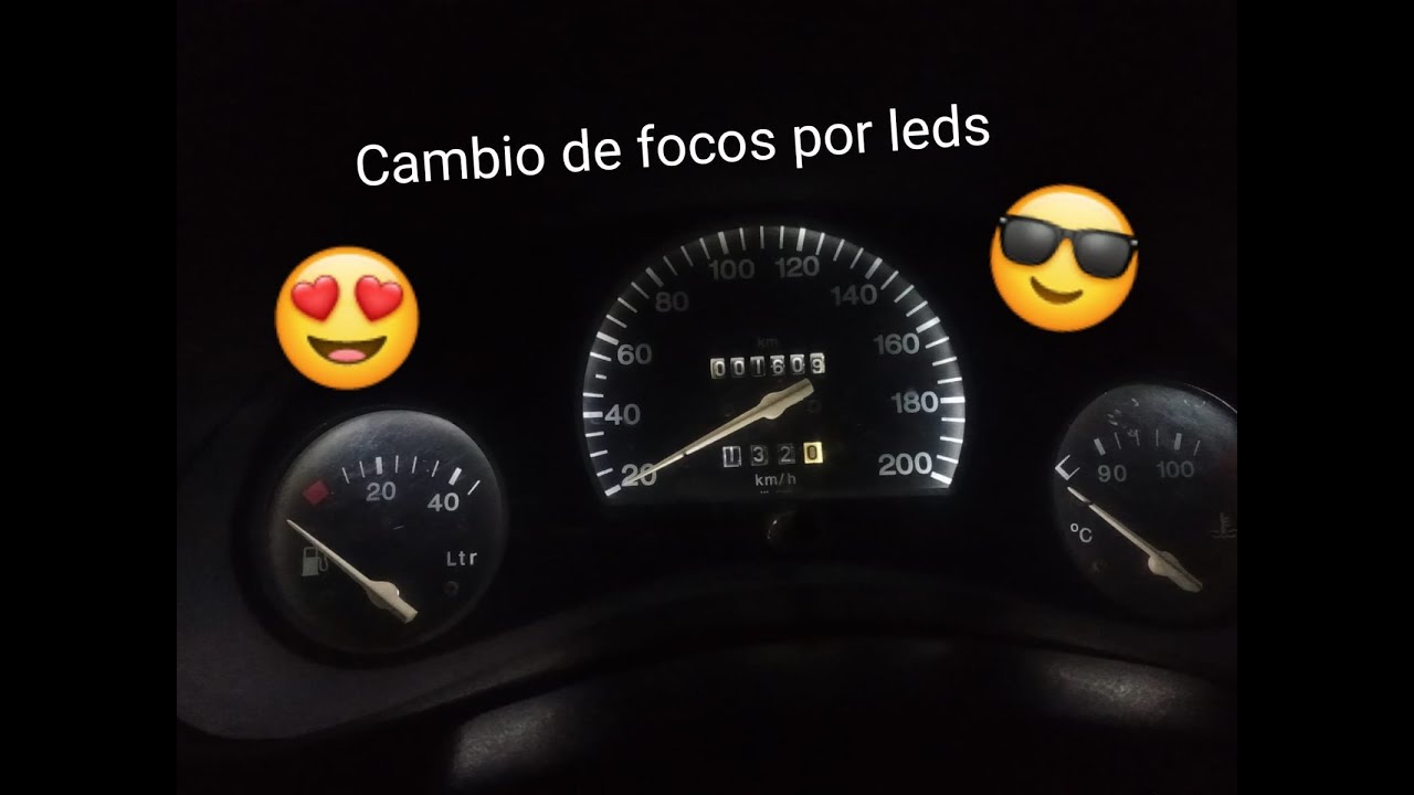 Cambio de focos de clúster de chevy