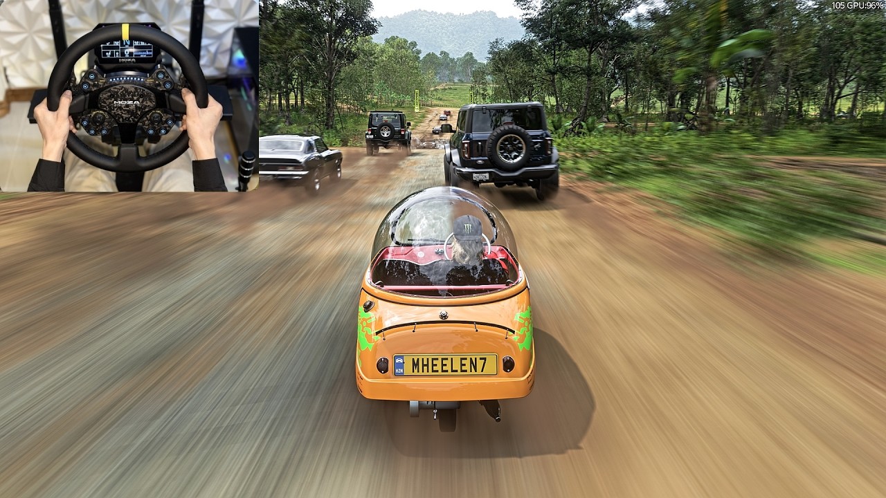 Brian Body 93HP Peel Prident 1965 |Racing Rally Forza horizon 5  |Steering Wheel Gameplay